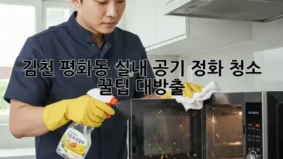 김천 평화동🏡 실내 공기 정화 청소, 꿀팁 대방출! ✨